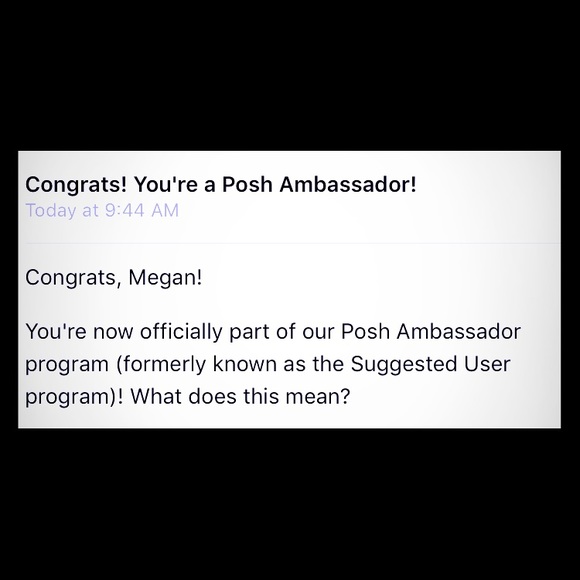 POSH AMBASSADOR! 🤩🥳💕 - Picture 2 of 2